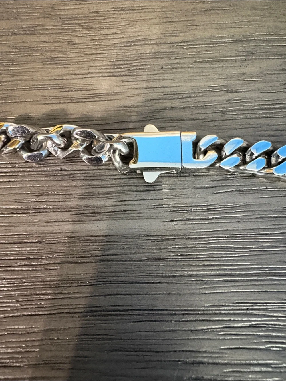 Men's Silver Chain Necklace - Unbranded